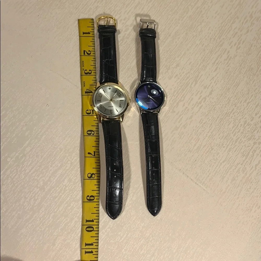 Pair of Accutime Diamond Watches